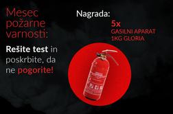 Mesec požarne varnosti: Rešite test in poskrbite, da ne pogorite!