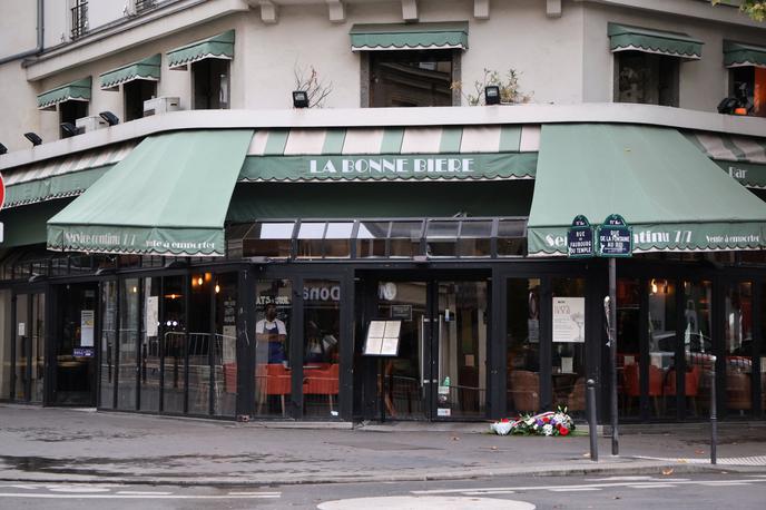 Pariz, obletnica, teroristični napad 2015 | Spominske slovesnosti se bodo danes nadaljevale v pariških kavarnah in restavracijah ter nato v Bataclanu, preden bodo v središču Pariza ob 18. uri odprli spominski vrt, posvečen žrtvam. | Foto Reuters