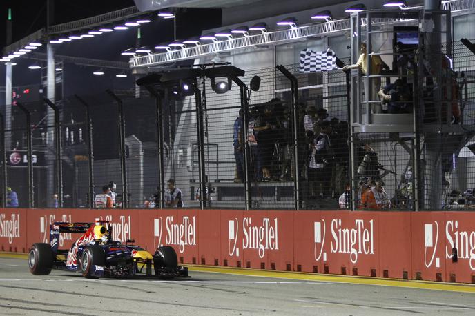 Sebastian Vettel Singapur | Sebastian Vettel je v Singapurju zmagal trikrat z Red Bullom ... | Foto Guliverimage