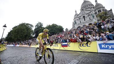 Tadej Pogačar popestril zaključno etapo Toura, prestižna zmaga pa Belgijcu