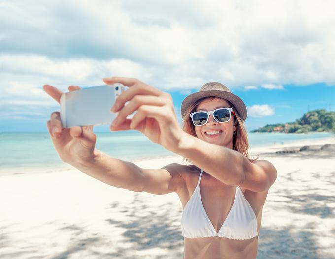 selfie, počitnice, plaža | Foto: Thinkstock