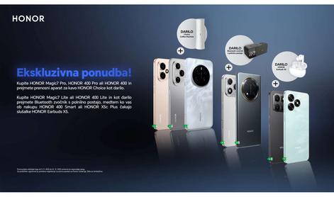 Darila, ki polepšajo vsak dan: HONOR razveseljuje kupce izbranih modelov z ekskluzivno ponudbo