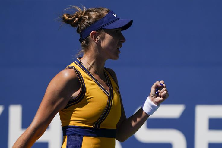 Švicarka Belinda Benčič je s 6:3 in 6:1 izločila italijansko nasprotnico. | Foto: Guliverimage/Vladimir Fedorenko