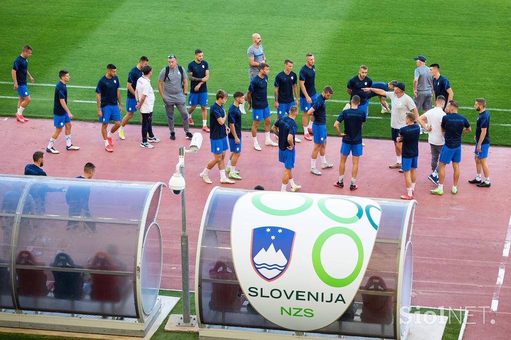 slovenska nogometna reprezentanca, trening, novinarska konferenca, Split