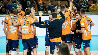 ACH Volley šokiral Evropo, Klemen Čebulj reševal Trentino #foto