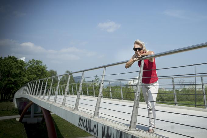 "Počutila sem se povsem varno. Kolesa nisem niti enkrat zaklenila." | Foto: Ana Kovač