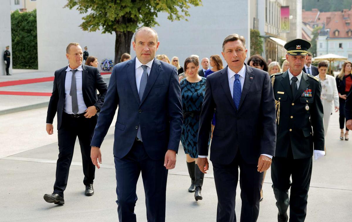 Borut Pahor, predsednik Islandije Guden Thorlacius Johannesson | Tudi islandski predsednik je izpostavil pomembno vlogo Slovenije za regijo in dejal, da verjame, da lahko Slovenija s svojim položajem in zgodovino naredi veliko dobrega v tem delu Evrope. | Foto STA