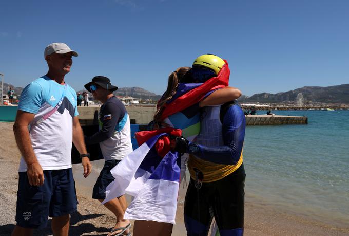 Veselje ob osvojeni srebrni medalji | Foto: Reuters