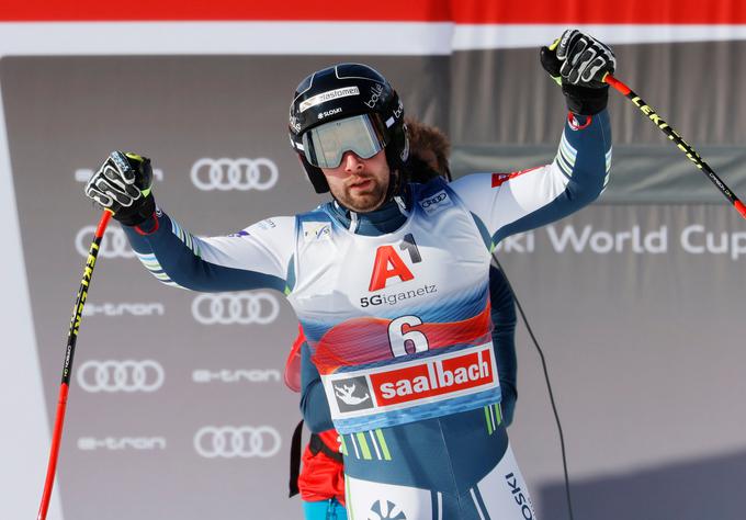 Martin Čater tako visoko v tej sezoni v superveleslalomu še ni bil. | Foto: Guliverimage/Vladimir Fedorenko