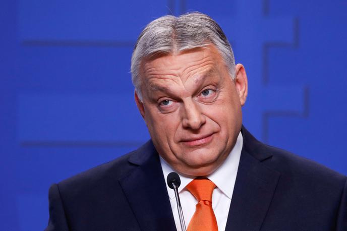 Viktor Orban | Madžarska in Poljska sta glasovali proti predlogu, medtem ko so se Bolgarija, Litva, Malta in Slovaška glasovanja vzdržale. | Foto Reuters