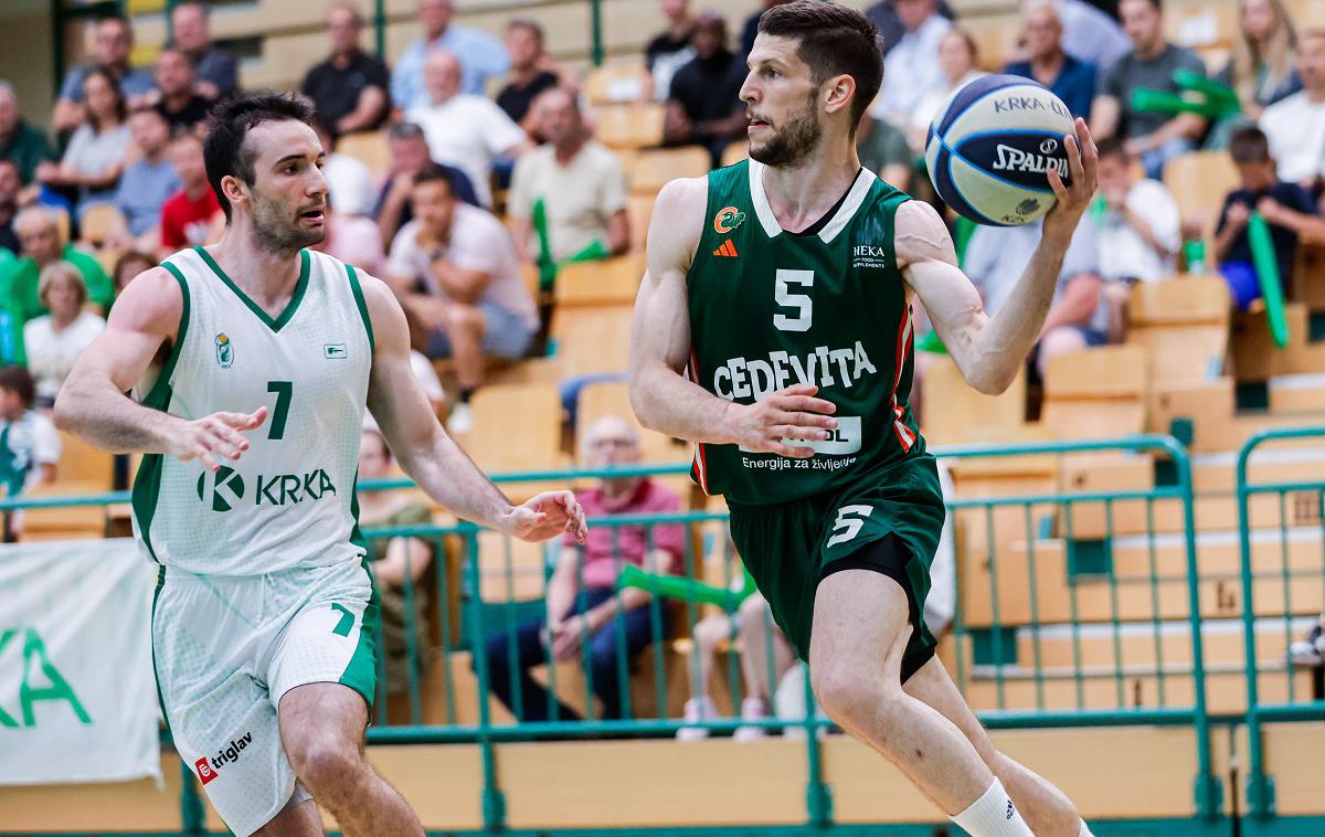 Krka Cedevita Olimpija Aleksej Nikolić | Cedevita Olimpija je finalno serijo začela z zmago na Dolenjskem. | Foto Aleš Fevžer
