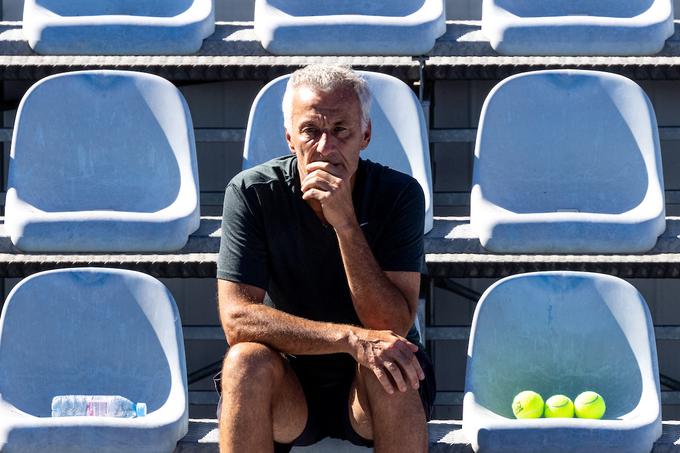 Trener Žive Falkner je nekdanji as hrvaškega in svetovnega tenisa Goran Prpić. | Foto: Matic Klanšek Velej/Sportida