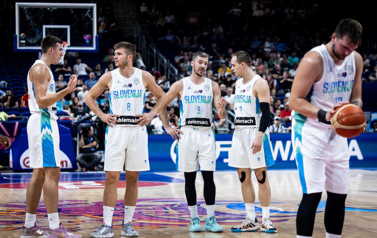 Slovenija : Belgija, slovenska košarkarska reprezentanca, EuroBasket 2022 | Slovenski košarkarji so na zadnjem EP tekmovanje končali v četrtfinalu, potem ko jih je presenetljivo premagala Poljska. | Foto Vid Ponikvar/Sportida