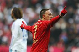 Ribery odločil derbi, Dortmund se ne da