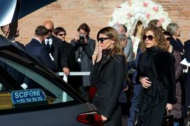 Valentino Garavani, pogreb