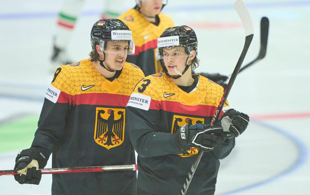 Nemčija SP v hokeju | Nemci so si s težko prigarano zmago nad Kazahstanom priigrali četrtfinale. | Foto Guliverimage