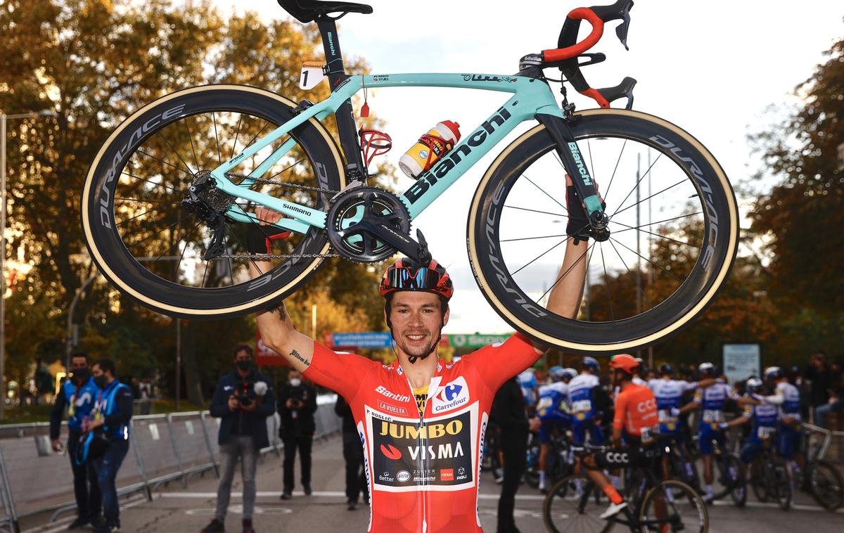 Primož Roglič Vuelta 2020 | Če si želite imeti kolo Primoža Rogliča, se lahko zanj potegujete na dražbi. | Foto Unipublic/Photogomez Sport