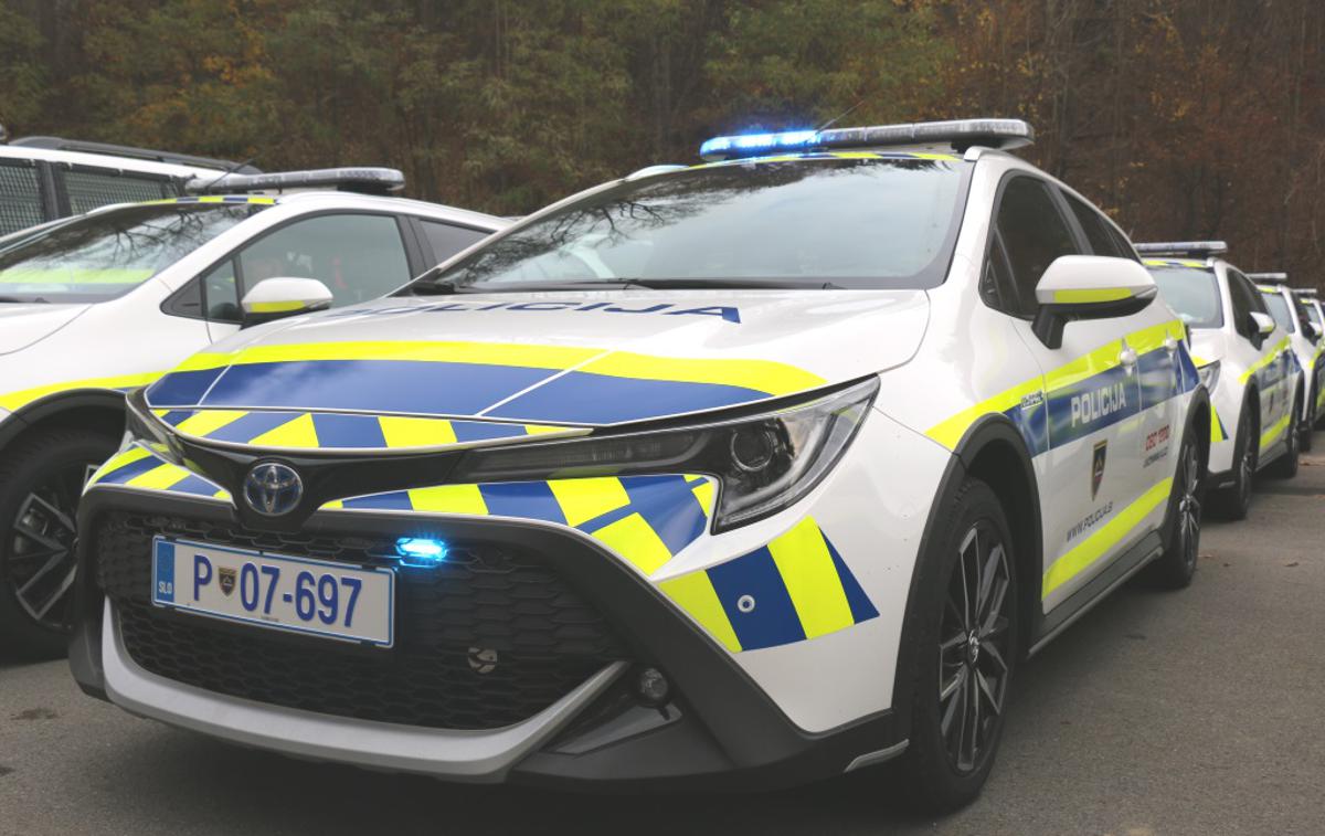 Policija Toyota | Voznik je prišel iz Hrvaške in bežal tudi pred policisti v Sloveniji.  | Foto policija