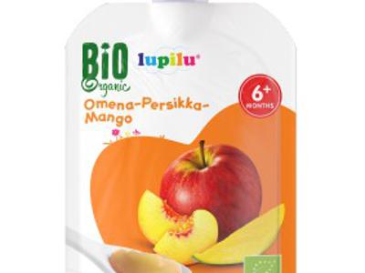 Odpoklic Bio blazinice mango, jabolko, breskev 100 g Lupilu