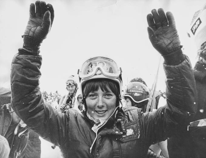 Annemarie Moser-Pröll je bila šest sezon najboljša alpska smučarka v skupnem seštevku pokala. | Foto: Getty Images