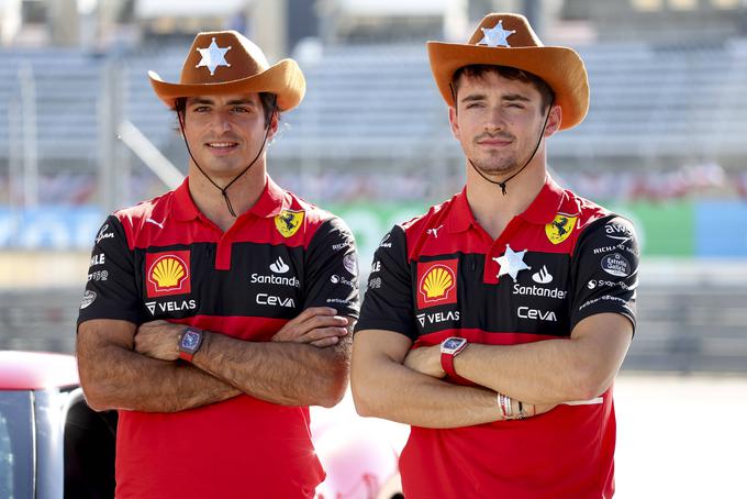 Sproščeni četrtek: Carlos Sainz in Charles Leclerc v deželi kavbojev | Foto: AP / Guliverimage