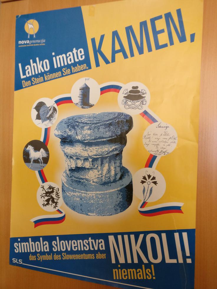 "Nikoli ne smemo skloniti glave. Nikdar in nikoli," poudarja Wakounig. | Foto: Siol.net/ A. P. K.