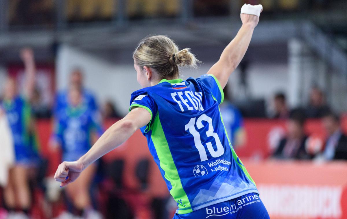 Slovenija - Slovaška, slovenska ženska rokometna reprezentanca, Nuša Fegic | Slovenke se merijo z Belgijkami. | Foto Guliverimage
