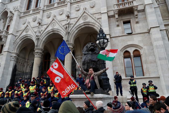 Budimpešta protesti | Foto: Reuters