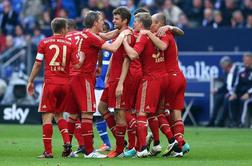 Bayern in novinec Eintracht ostajata brez poraza