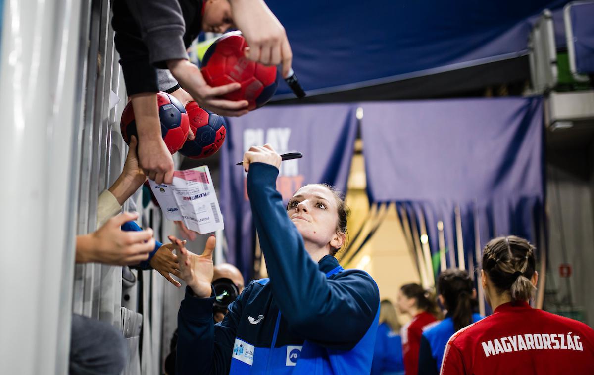EHF Euro2022: Slovenija - Madžarska, slovenska ženska rokometna reprezentanca Ana Gros | Ana Gros je na povratni tekmi k zmagi in napredovanju Györa v polfinale prispevala deset golov. | Foto Grega Valančič/Sportida