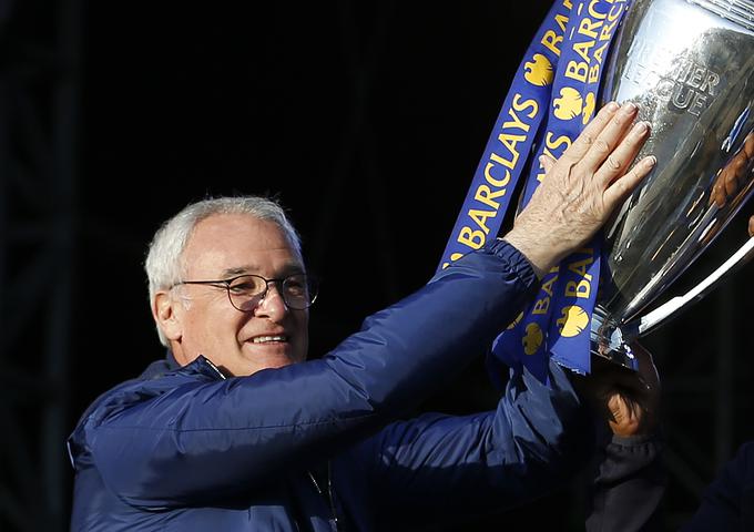 Italijan Claudio Ranieri je v teh dneh verjetno najbolj priljubljen človek v Leicestru. | Foto: 