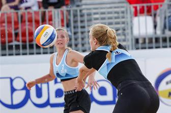 Odbojkarice na mivki se poslavljajo od pokala narodov