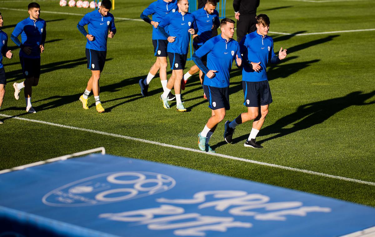 Slovenska nogometna reprezentanca trening | Foto Sportida