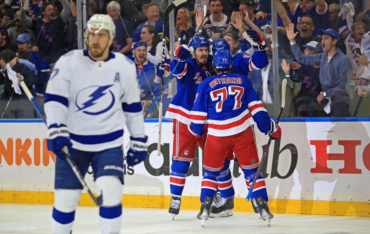 New York Rangers | NY Rangers so dobili prvo tekmo konferenčnega finala s "teniškim" rezultatom 6:2. | Foto Reuters