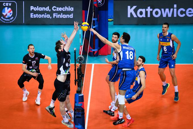 Slovenci se bodo na Filipinih udarili tudi z Italijani, ki so jih v zadnjem finalu evropskega prvenstva premagali. | Foto: CEV