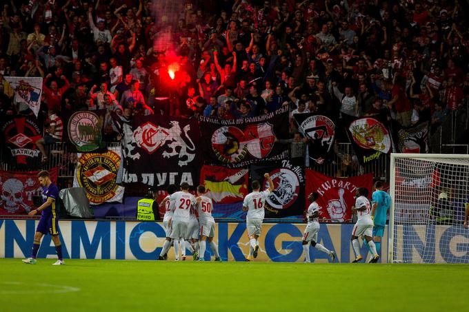 Spartak je v Ljudskem vrtu vodil do 85. minute, nato pa je izenačil Damjan Bohar. | Foto: Sportida