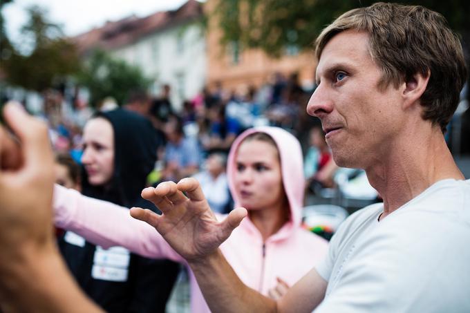 Selektor mladinske reprezentance Anže Štremfelj je bil eden od postavljavcev smeri. | Foto: Grega Valančič/Sportida