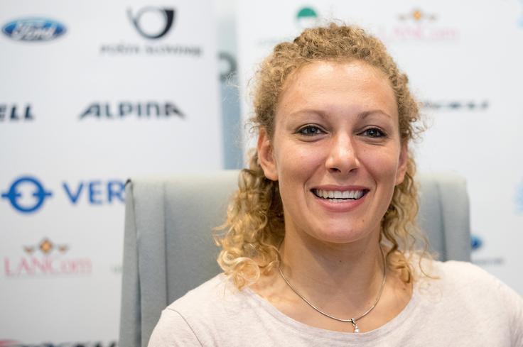 Ilka Štuhec novinarska konferenca | Foto: Matic Klanšek Velej/Sportida