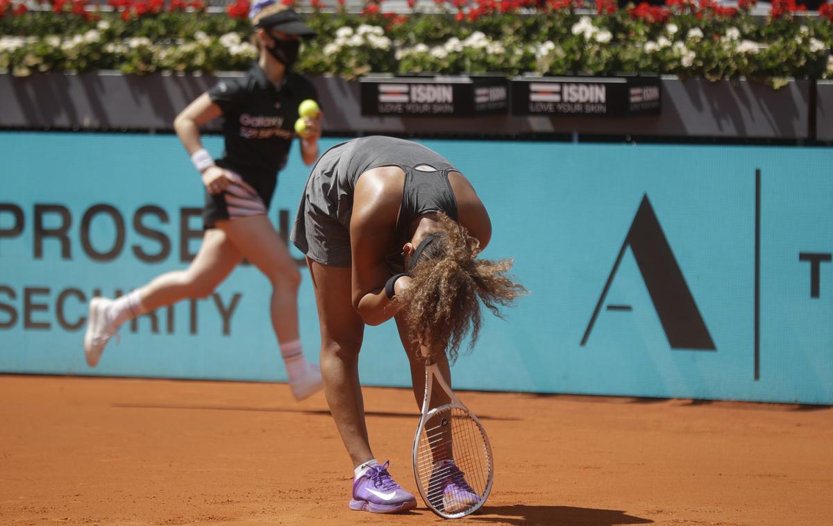 Naomi Osaka | Japonka Naomi Osaka se je nepričakovano poslovila že po drugem krogu turnirja v Madridu.  | Foto Guliverimage