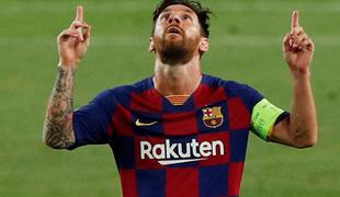 Barcelona skočila na tretje mesto, Messi dvakrat v polno