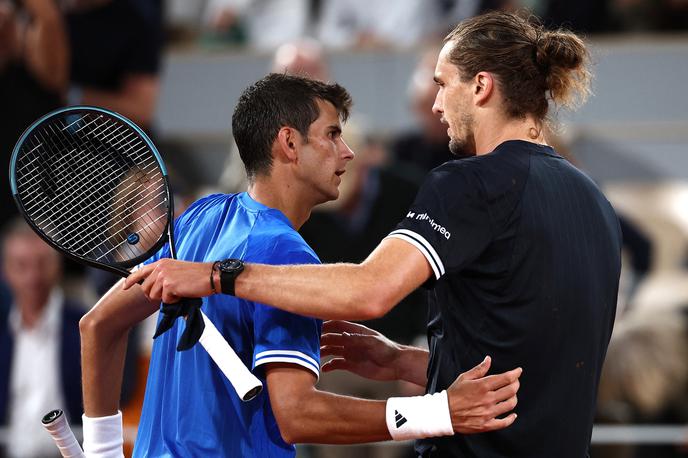 Alexander Zverev Jodar | Alexander Zverev ostaja eden glavnih favoritov za zmago. V četrtfinalu je s 3:0 izločil mladega Španca. | Foto Reuters