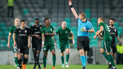 Qarabag v deževnih Stožicah razžalostil Olimpijo