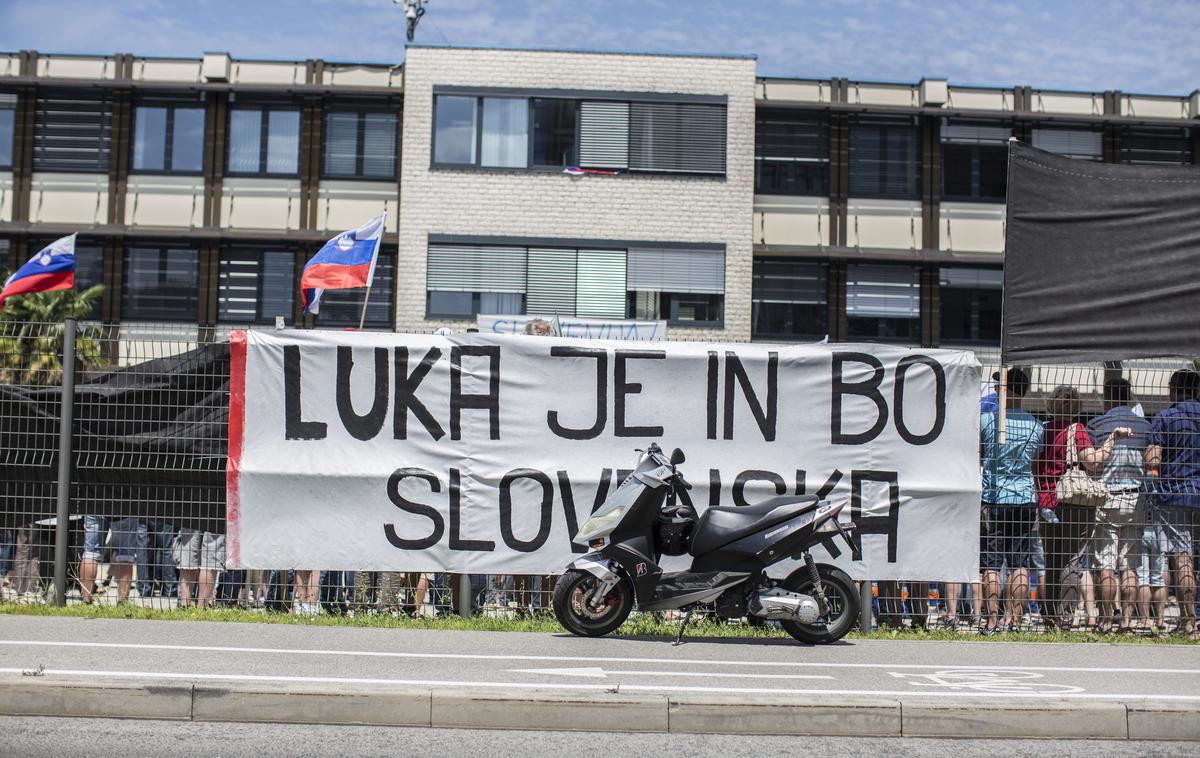 Luka Koper protest | Foto Matej Leskovšek