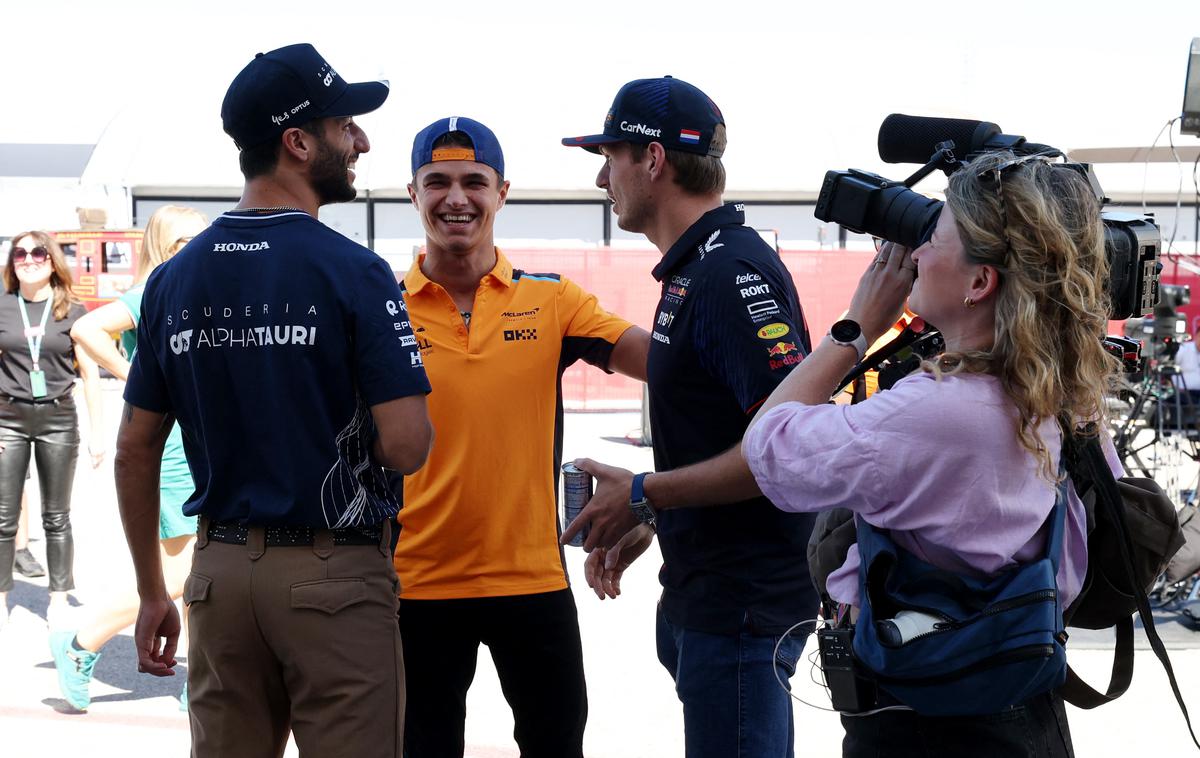 VN ZDA Lando Norris | Daniel Ricciardo se vrača, Lando Norris bo odpeljal 100. dirko, Max Verstappen je že novi stari prvak. | Foto Reuters