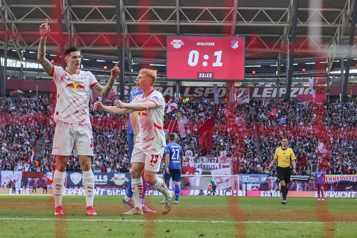 Benjamin Šeško je dosegel 11. gol sezone. | Foto: Guliverimage