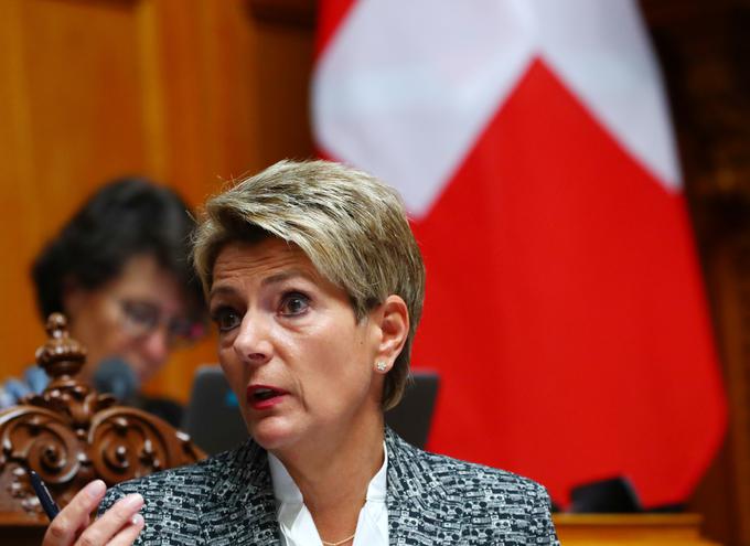 Švicarska pravosodna ministrica Karin Keller-Sutter | Foto: Reuters