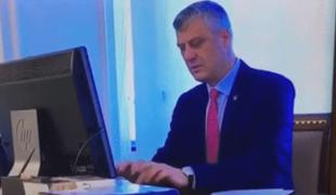 Predsednik Kosova širnemu svetu nehote pokazal, česa se ne dela