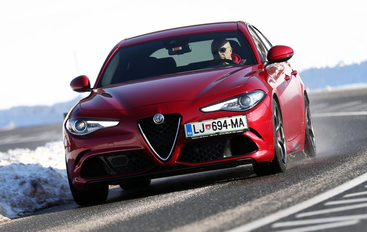 Alfa romeo gulia quadrifoglio test | Foto Gregor Pavšič