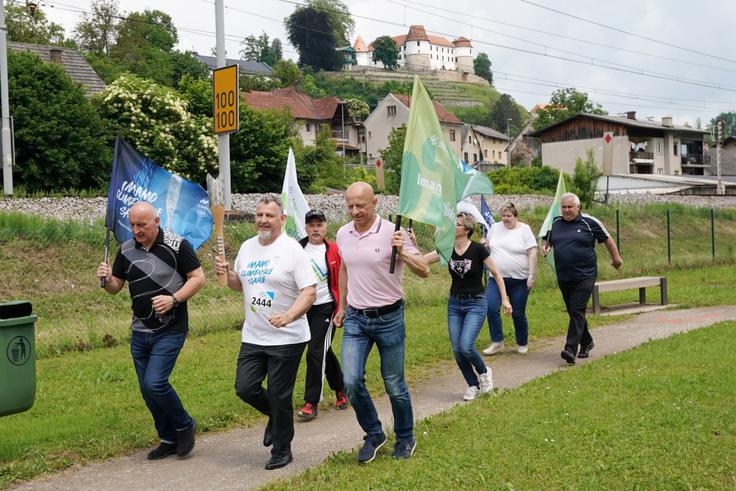 olimpijska bakla | Foto: Aleš Fevžer/OKS
