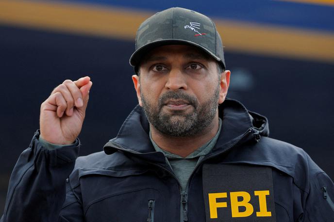 Kash Patel, direktor FBI, ZDA | Patel je v odgovor na prošnjo novinarjev revije The Atlantic za komentar dejal, naj "kar objavijo vse te laži", in se bodo srečali na sodišču. | Foto Reuters